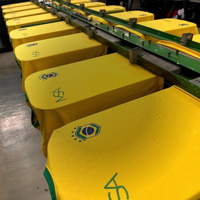 Produção em escala silk screen TSM