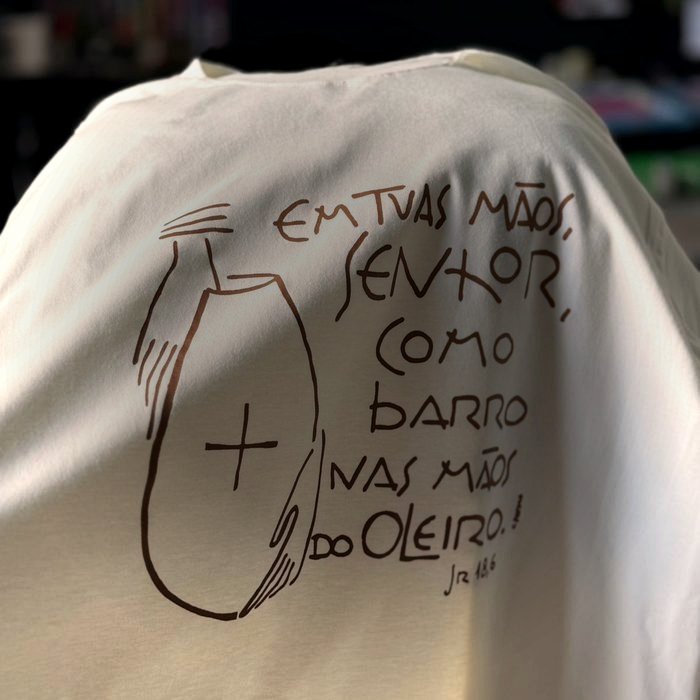 Camiseta personalizada para igreja